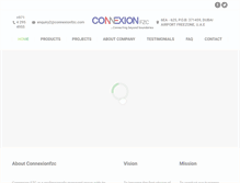 Tablet Screenshot of connexionfzc.com